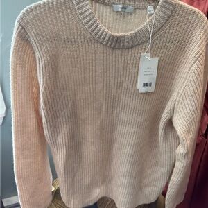 Vince Women's Beige 100 % Cashmere Crew Neck Sweater